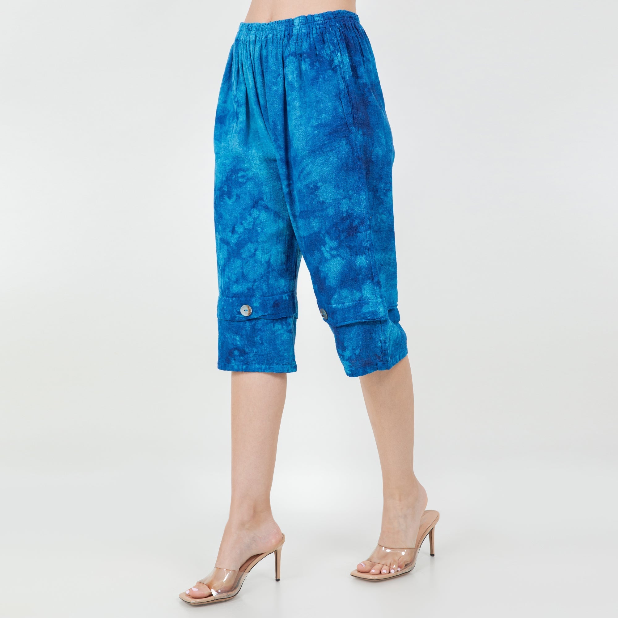 Gail Capri Pant with Pockets! 100% Cotton Gauze - Che Cose Belle