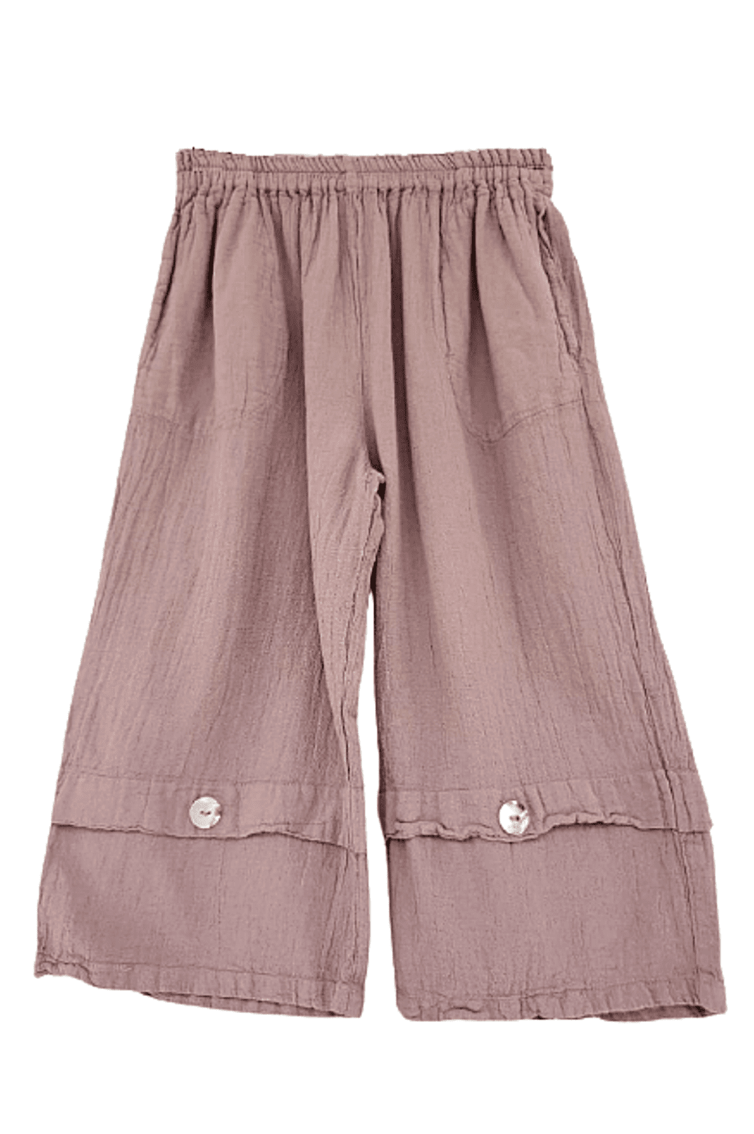 Gail Capri Pant with Pockets! 100% Cotton Gauze - Che Cose Belle