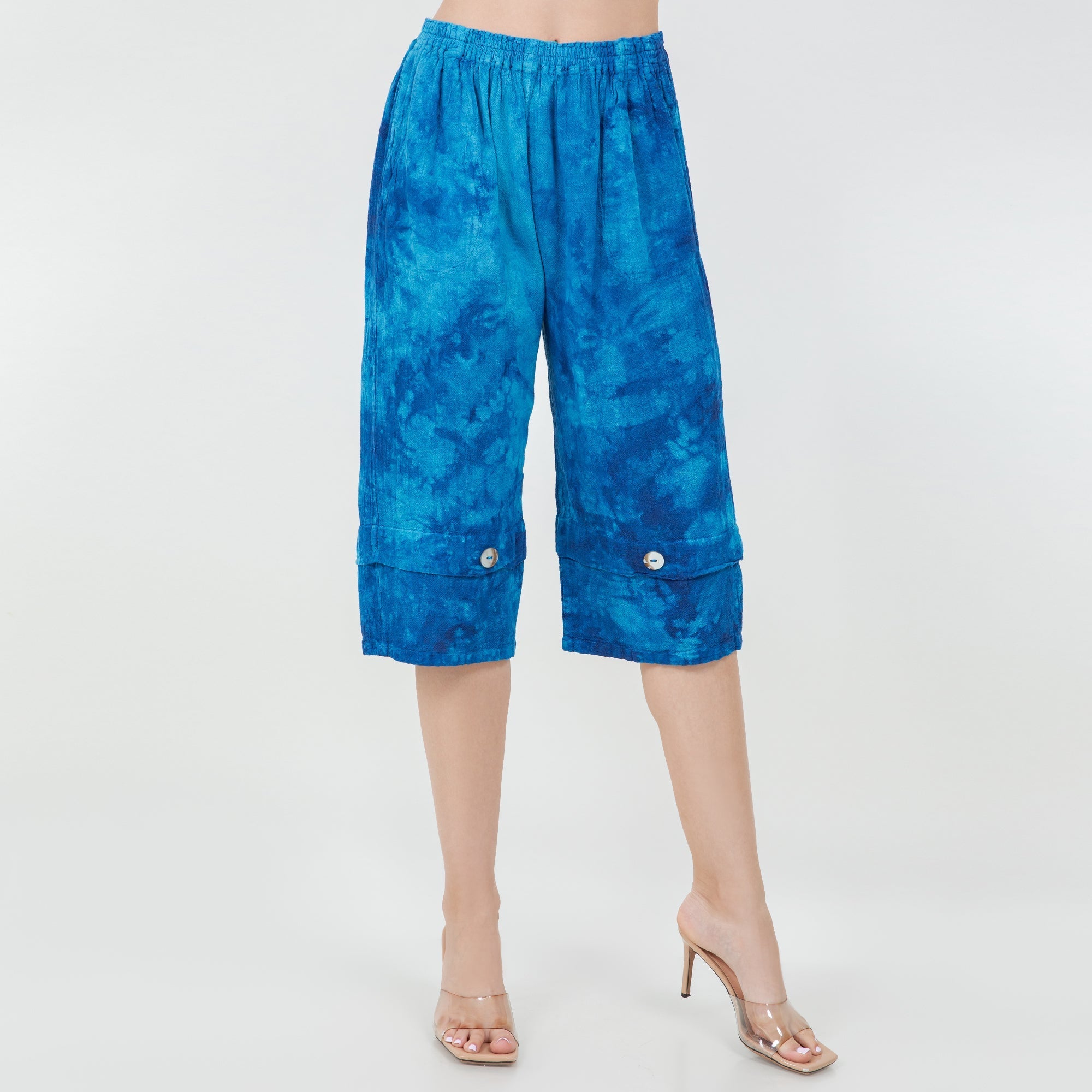 Gail Capri Pant with Pockets! 100% Cotton Gauze - Che Cose Belle