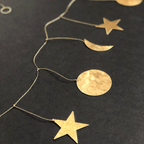 Galaxy Hammered Brass Garland - Che Cose Belle