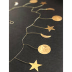 Galaxy Hammered Brass Garland - Che Cose Belle