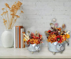 Galvanized Metal Pig Succulent Planter Farmhouse Pig Shaped Bowl Metal Pig Tray Rustic Decor Set of 2 - Che Cose Belle