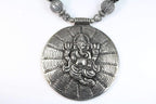 Ganesha Cosmos Handcrafted Spiritual Statement Necklace - Che Cose Belle