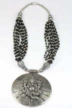 Ganesha Cosmos Handcrafted Spiritual Statement Necklace - Che Cose Belle