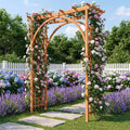 Garden Arch Trellis 85" Tall Fir Wood for Climbing Plants - Che Cose Belle
