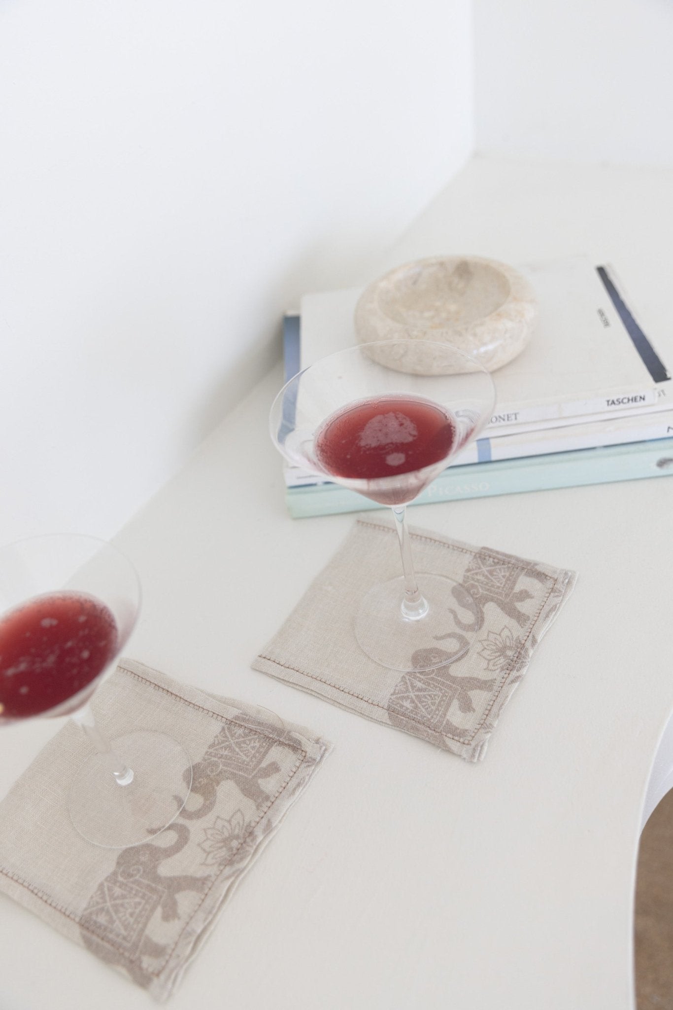 Garden Elephant Cocktail Napkins (set of 4) - Che Cose Belle