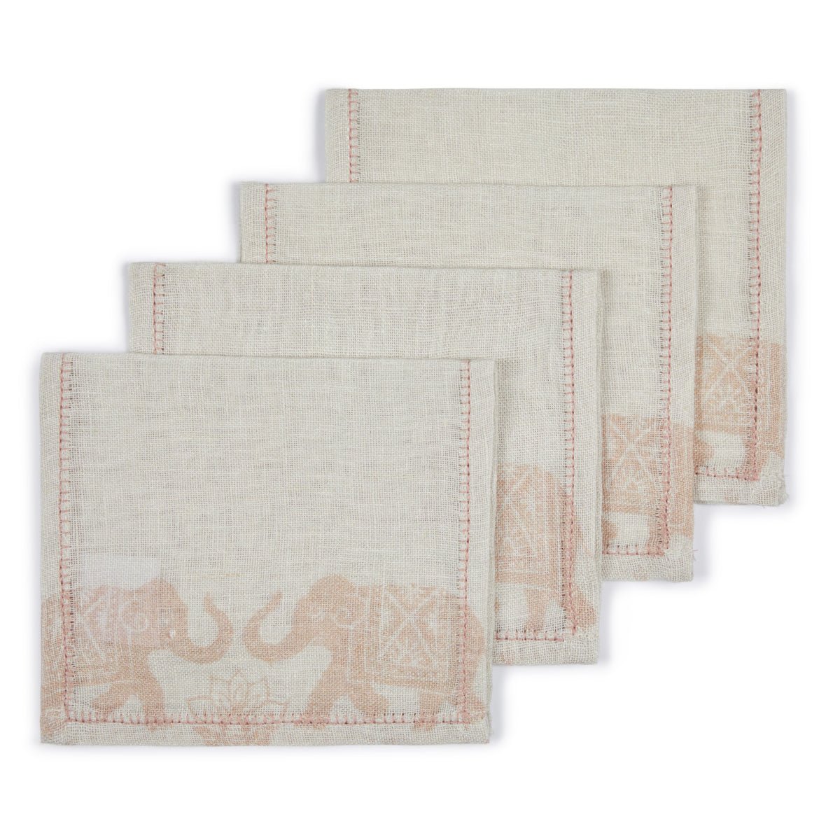 Garden Elephant Cocktail Napkins (set of 4) - Che Cose Belle