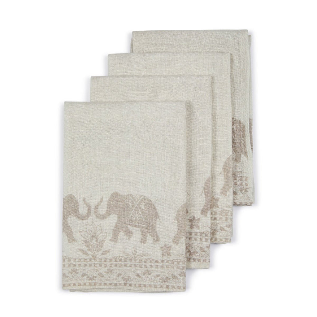 Garden Elephant Napkins (set of 4) - Che Cose Belle