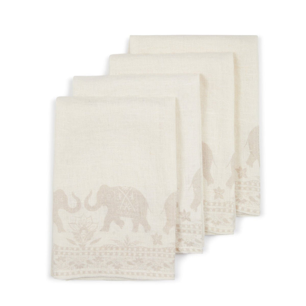 Garden Elephant Napkins (set of 4) - Che Cose Belle