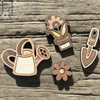 Garden Wood Magnet Set - Che Cose Belle