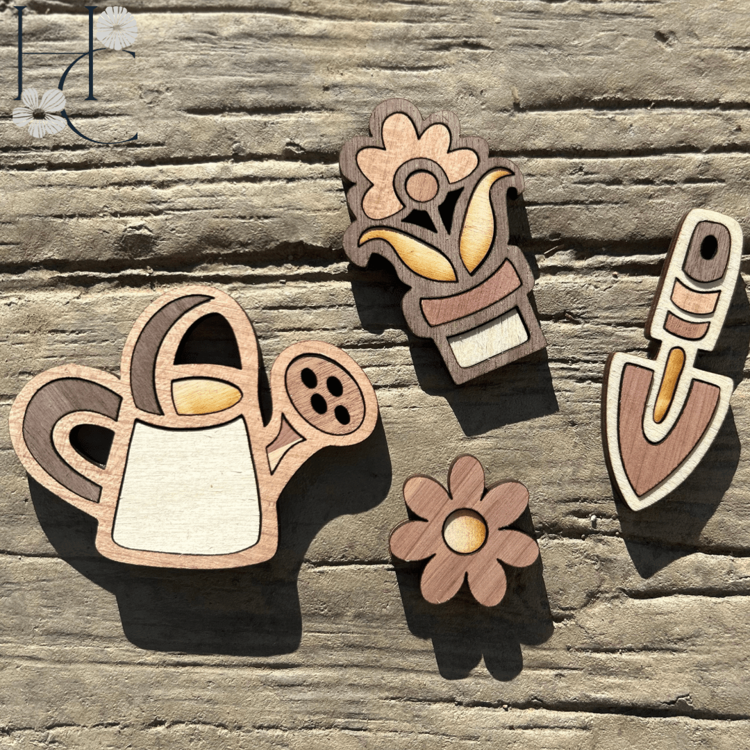 Garden Wood Magnet Set - Che Cose Belle