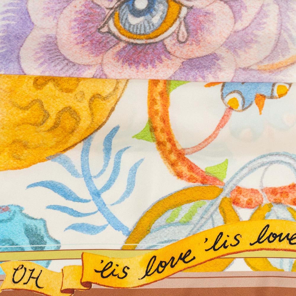 Garrulous Flowers Art Scarf - Che Cose Belle