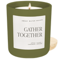 Gather Together Soy Candle - Olive Matte Jar - 15 oz - Che Cose Belle