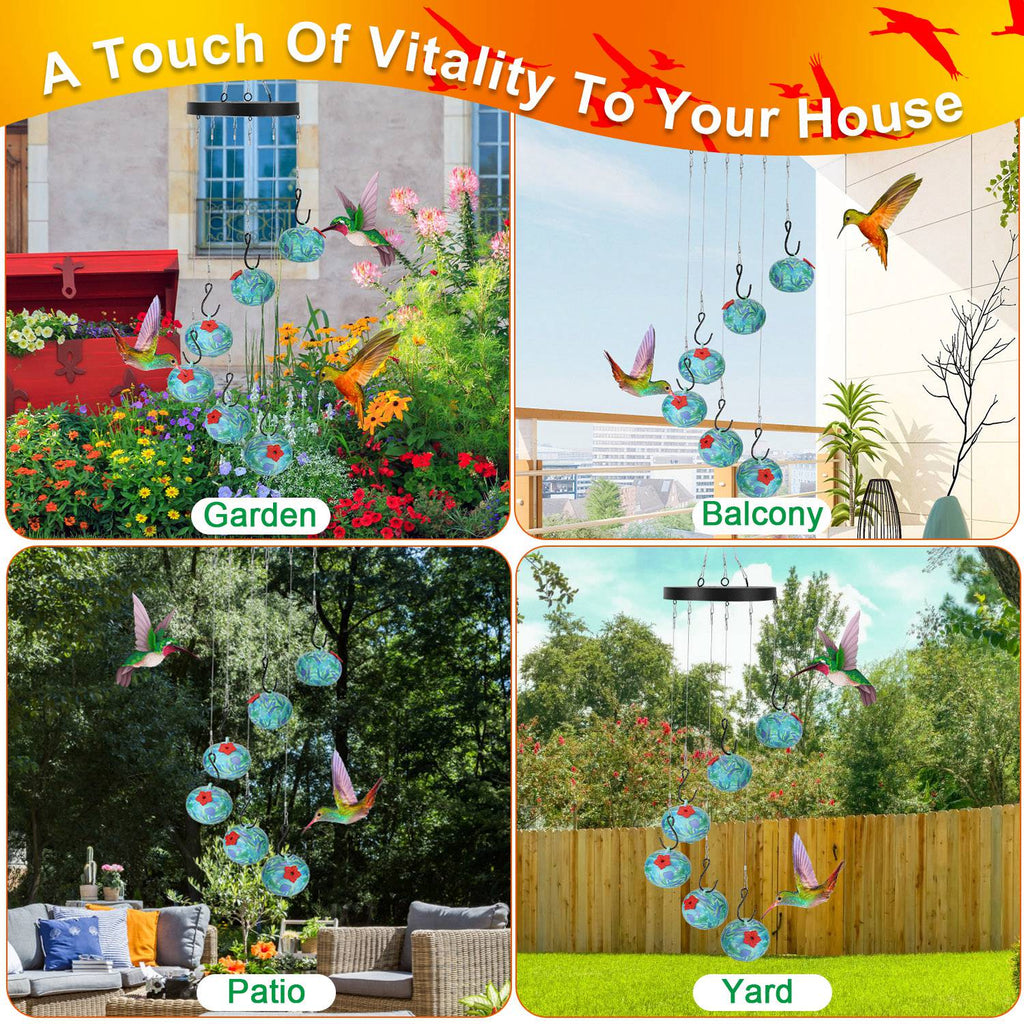 GBruno Wind Chimes Humming Bird Feeder - Che Cose Belle