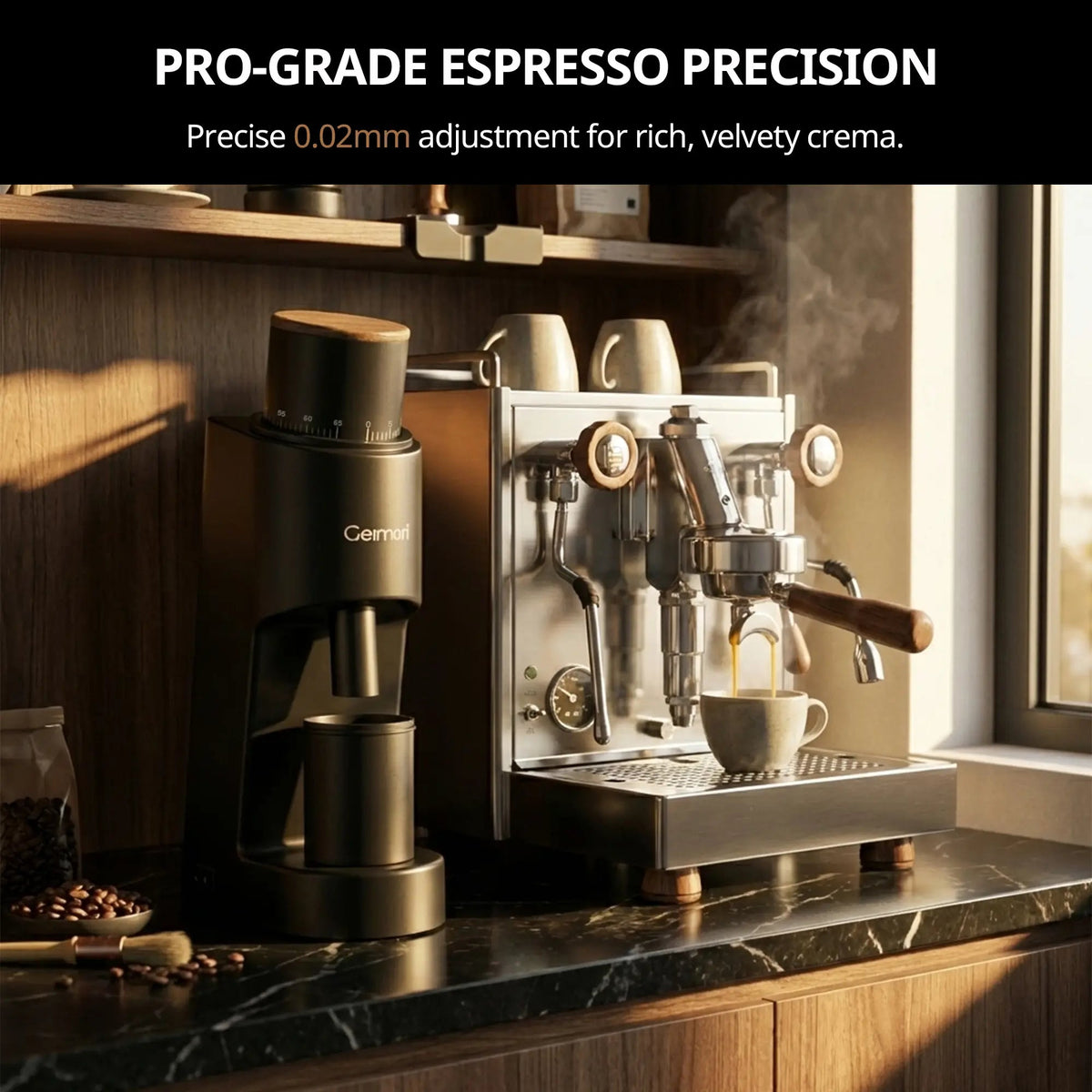 Geimori GU38 Coffee Grinder | Compact Single Dose Grinder - Che Cose Belle