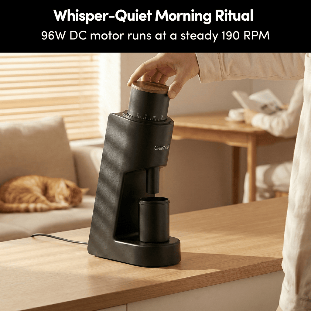 Geimori GU38 Coffee Grinder | Compact Single Dose Grinder - Che Cose Belle