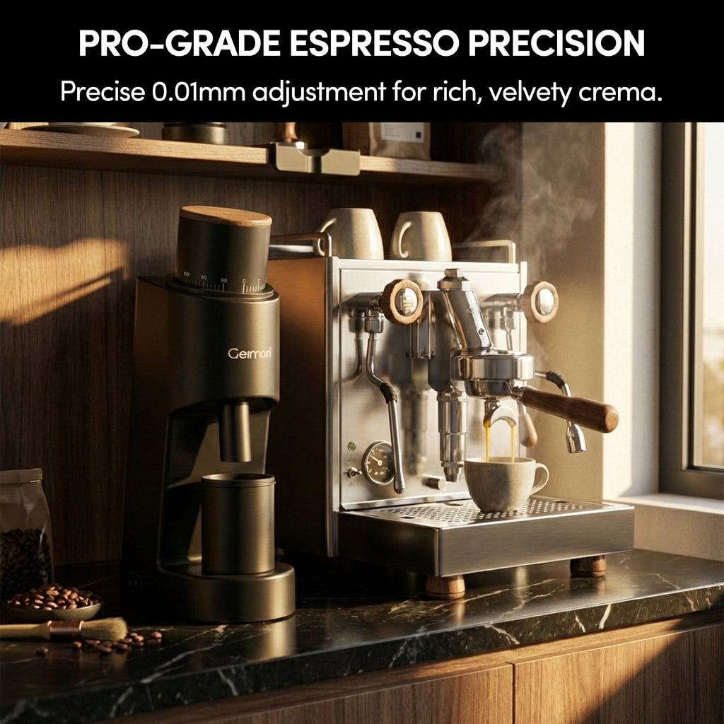Geimori GU38 Coffee Grinder | Compact Single Dose Grinder - Che Cose Belle