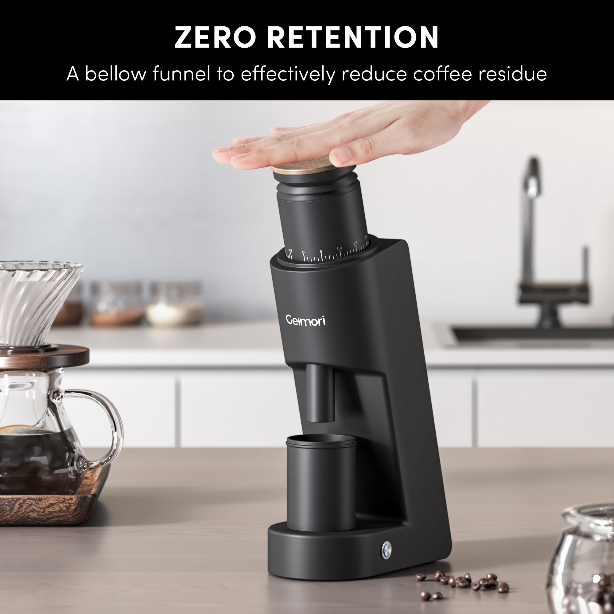 Geimori GU38 Coffee Grinder | Compact Single Dose Grinder - Che Cose Belle