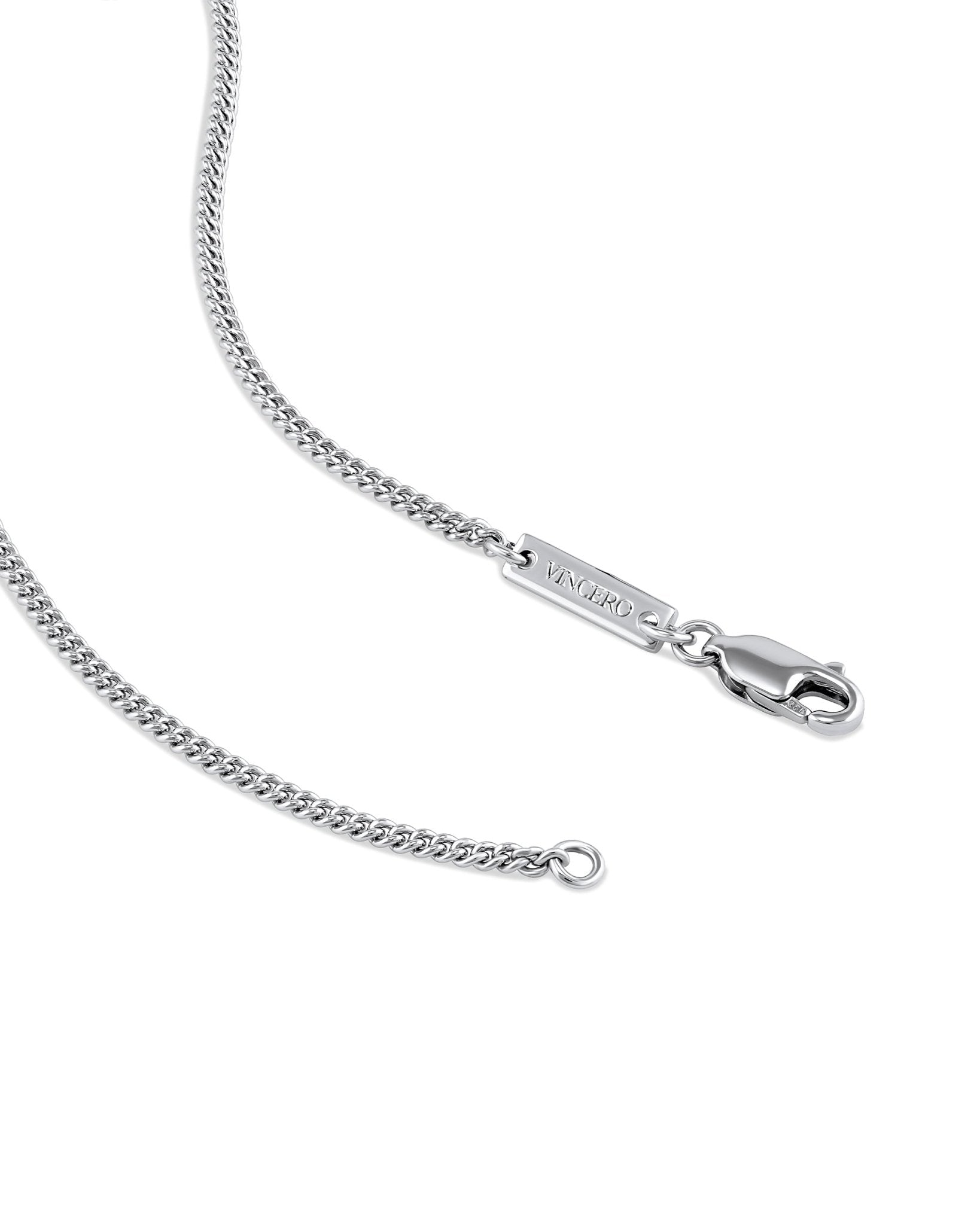 Gemstone Cross Pendant - Sapphire - Che Cose Belle