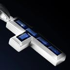 Gemstone Cross Pendant - Sapphire - Che Cose Belle