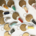 Gemstone Moon Drop Ornament - Che Cose Belle