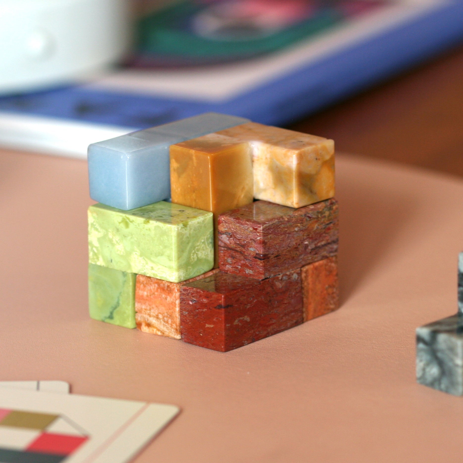 Gemstone Soma Cube Puzzle - Che Cose Belle