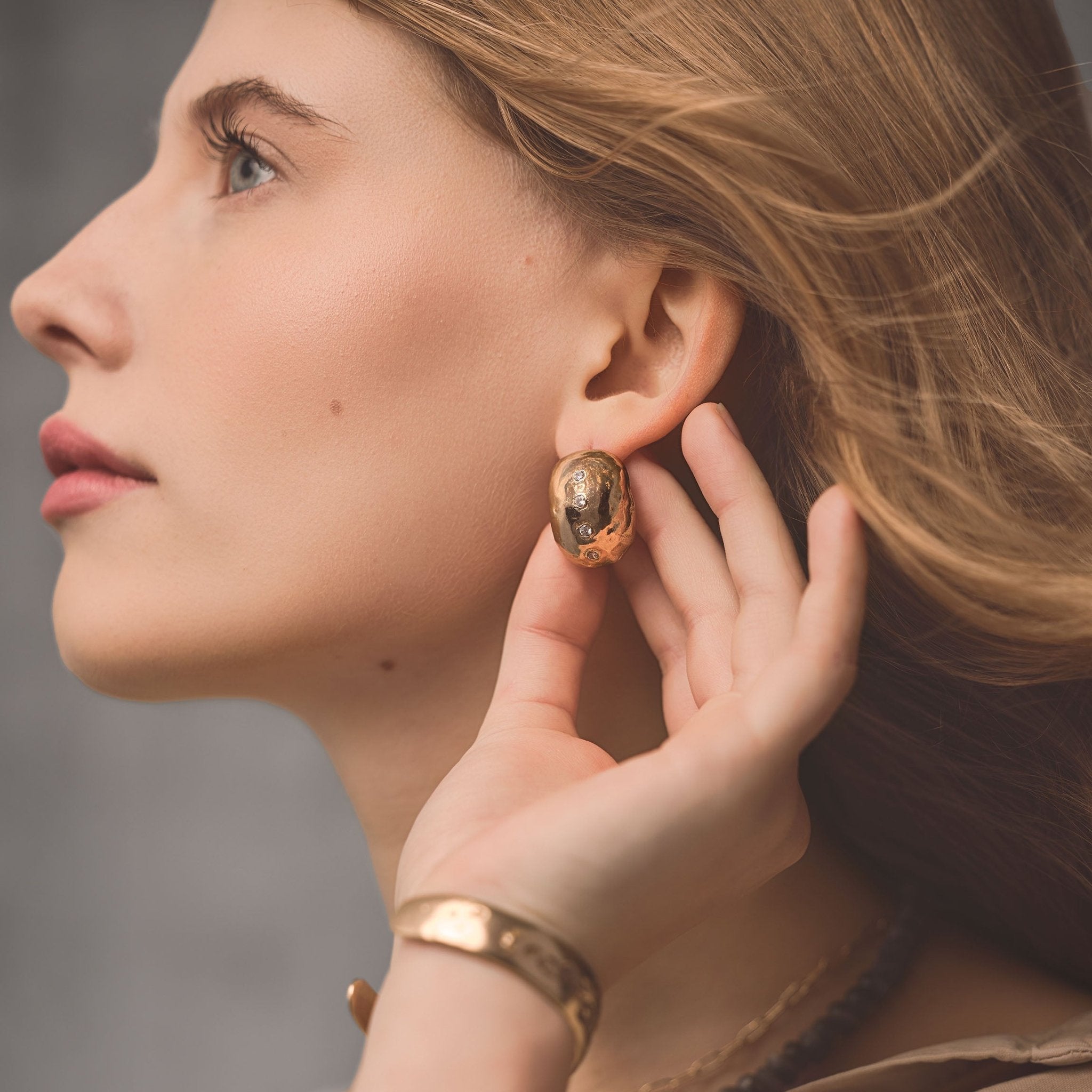 Genesis Bronze Earrings - Che Cose Belle