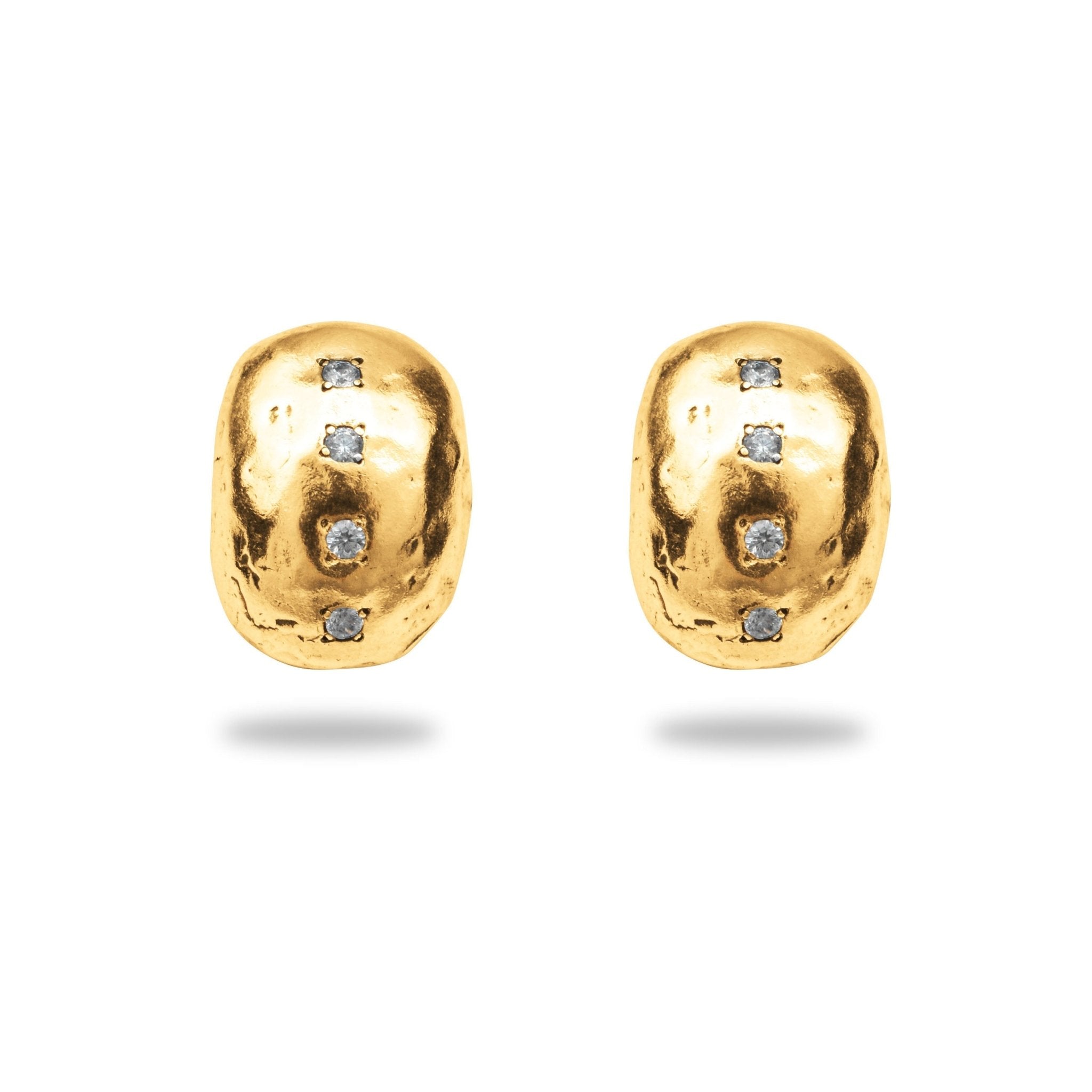 Genesis Bronze Earrings - Che Cose Belle