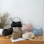 Genuine Leather Commuter Versatile Single-shoulder Women's Crossbody Bag, Simple, Large Capacity, Premium First-layer Cowhide Handbag - Che Cose Belle