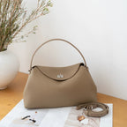 Genuine Leather Commuter Versatile Single-shoulder Women's Crossbody Bag, Simple, Large Capacity, Premium First-layer Cowhide Handbag - Che Cose Belle