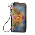 Genuine Leather Long First-Layer Cowhide Wallet Zipper Purse - Che Cose Belle