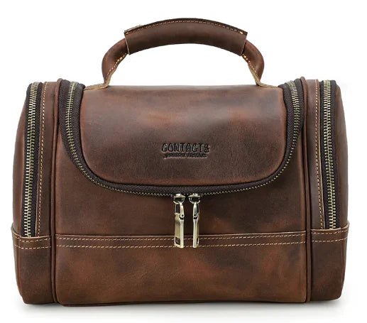 Genuine Leather Men's Toiletry Bag - Che Cose Belle