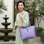 Genuine Leather Tote / Laptop Bag – pebbled leather tote - Che Cose Belle
