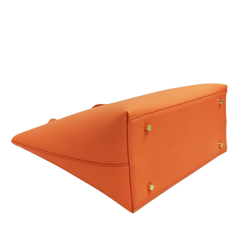 Genuine Leather Tote / Laptop Bag – pebbled leather tote - Che Cose Belle