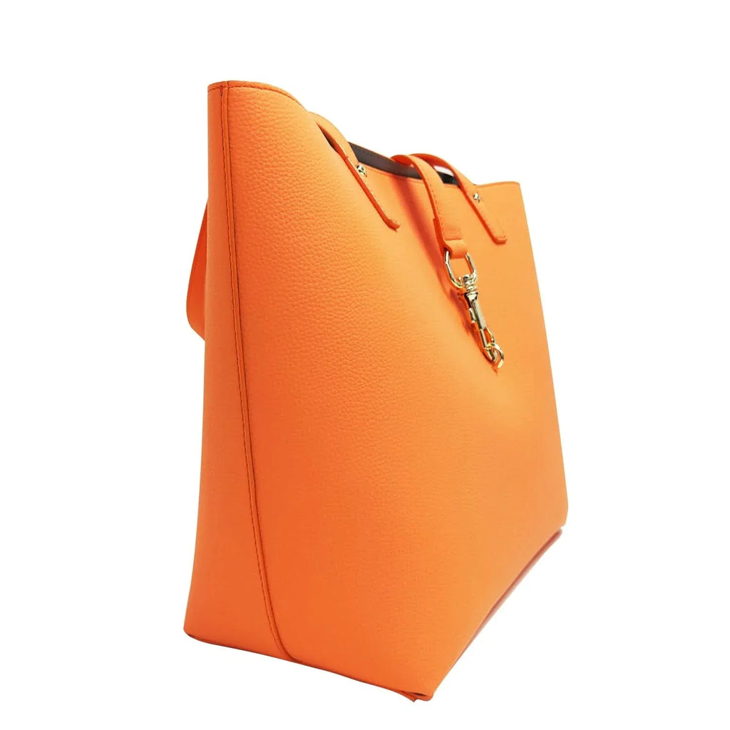 Genuine Leather Tote / Laptop Bag – pebbled leather tote - Che Cose Belle