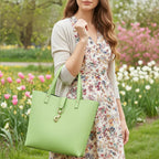 Genuine Leather Tote / Laptop Bag – pebbled leather tote - Che Cose Belle