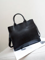 Genuine Leather Women's Bag, Cross-border Commuting, Oiled Wax Cowhide Handbag, Large Capacity Tote, Single Shoulder And Crossbody Square Bag - Che Cose Belle