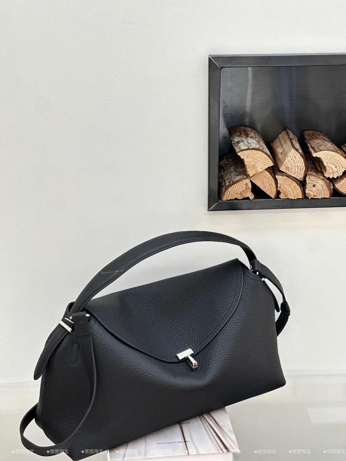 Genuine Leather Women's Bag, Cross-border High-end T-shaped Lock, Large-capacity Shoulder And Handbag, Top-layer Cowhide Underarm Bag - Che Cose Belle