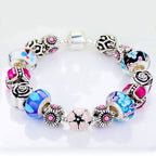 Genuine Murano Glass and Crystal Bracelet - Che Cose Belle