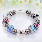 Genuine Murano Glass and Crystal Bracelet - Che Cose Belle
