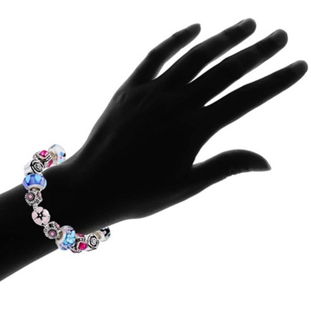 Genuine Murano Glass and Crystal Bracelet - Che Cose Belle