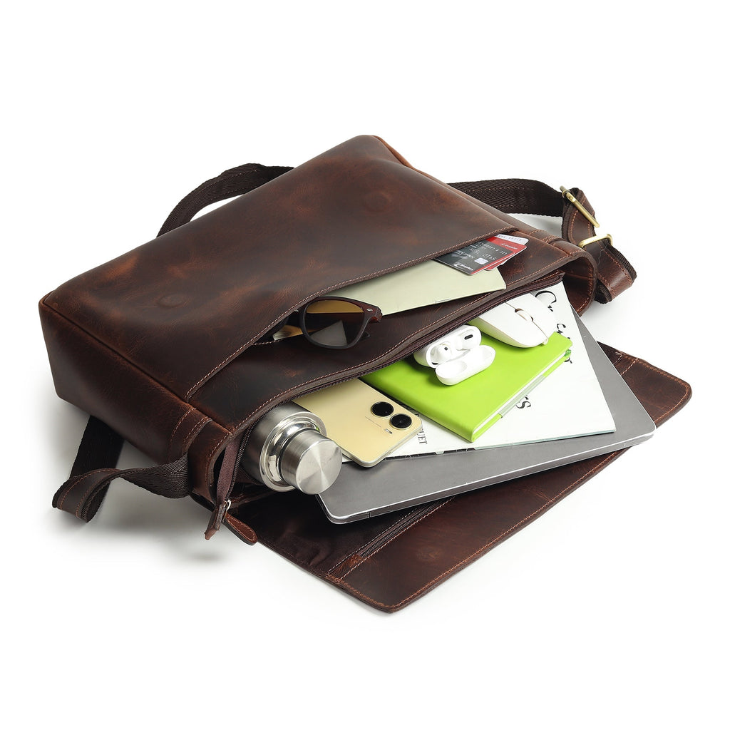 Genuine Sitka Leather Laptop Bag - Che Cose Belle