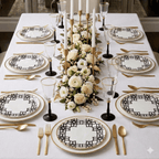 Geometric Accent Plate - Set of 4 - Che Cose Belle
