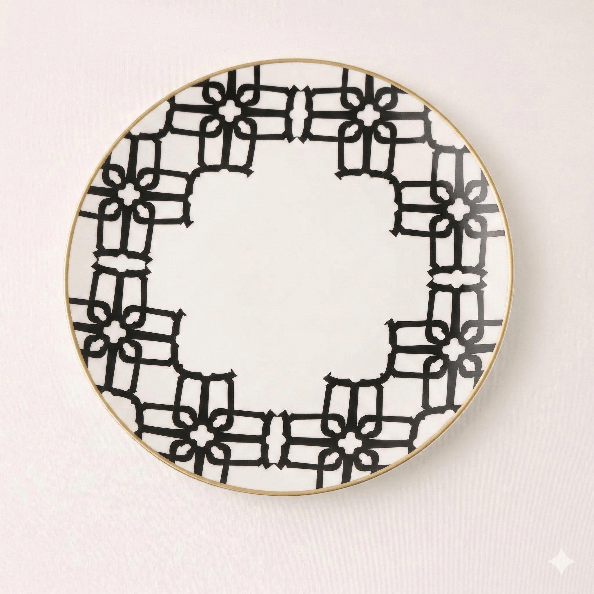 Geometric Accent Plate - Set of 4 - Che Cose Belle