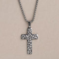 Geometric Cross Necklace - Che Cose Belle