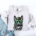 German Shepherd, Adorable Dog, St Patrick's Day, Lucky, Irish Sweatshirt - Che Cose Belle