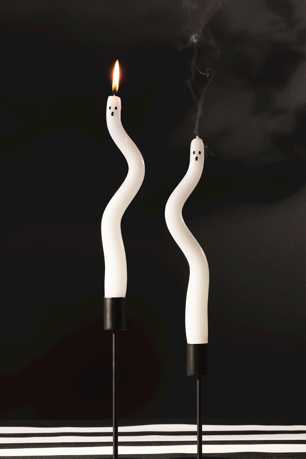 Ghost Shaped Halloween Taper Candles | Set of 2 - Che Cose Belle