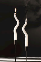 Ghost Shaped Halloween Taper Candles | Set of 2 - Che Cose Belle
