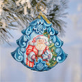 Gift Giving Pleasure Sculpted Hand-Painted Christmas Ornament by G. DeBrekht - Christmas Santa Snowman Décor - 610271 - Che Cose Belle