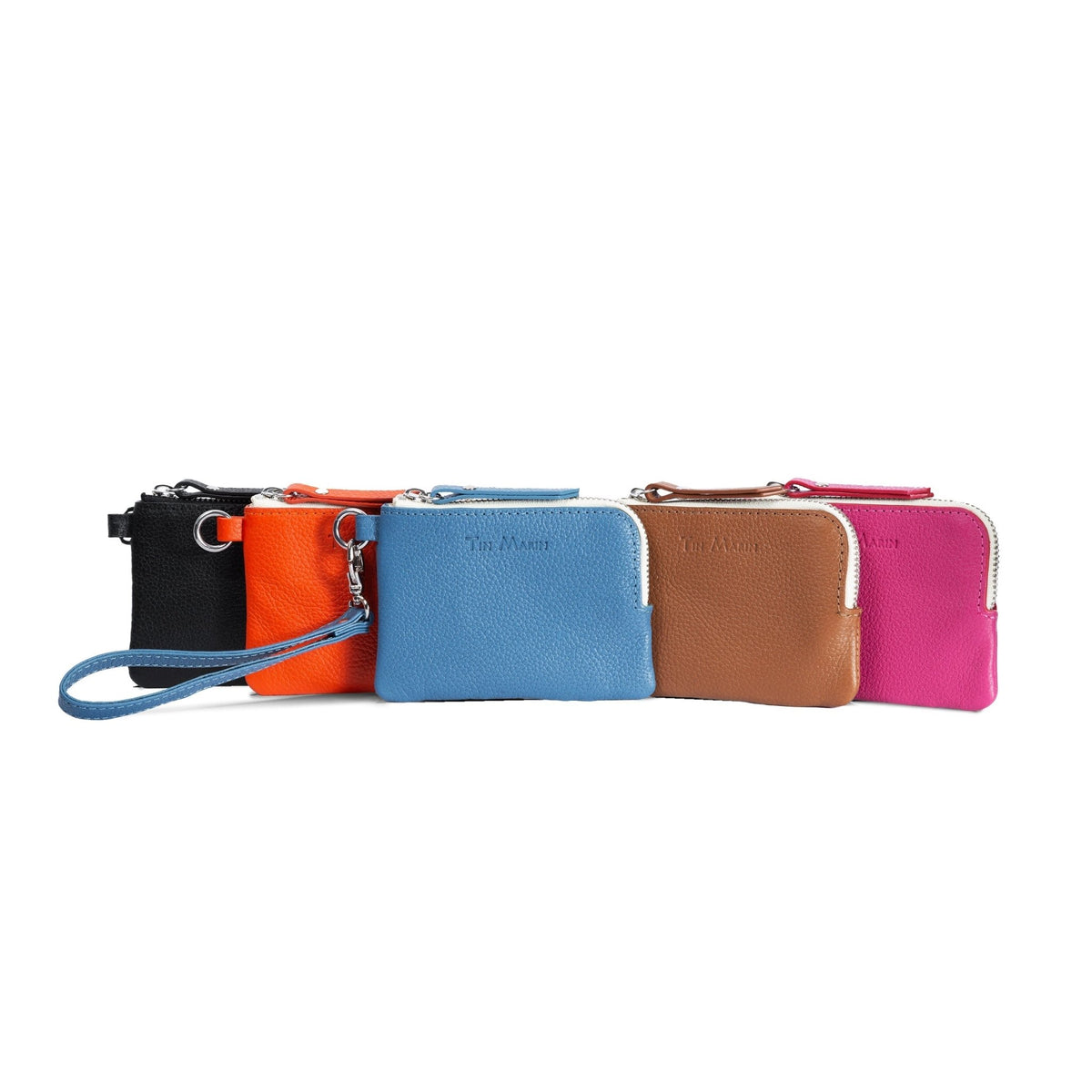 Gina Leather Top Zip Wallet - Che Cose Belle